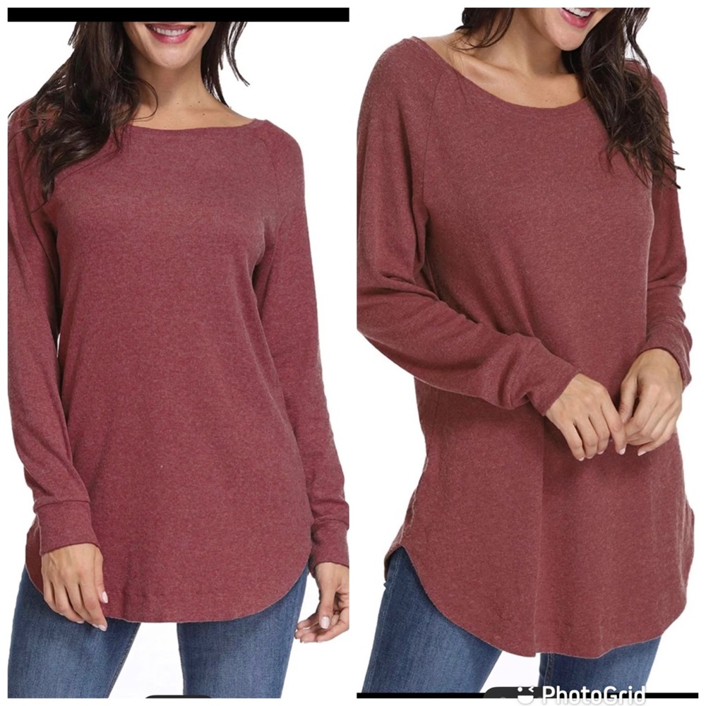 Long sleeve tunic top